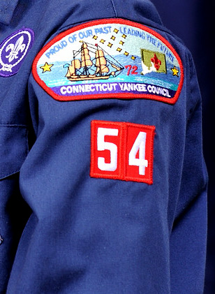 Cub Scout left sleeve patch placement