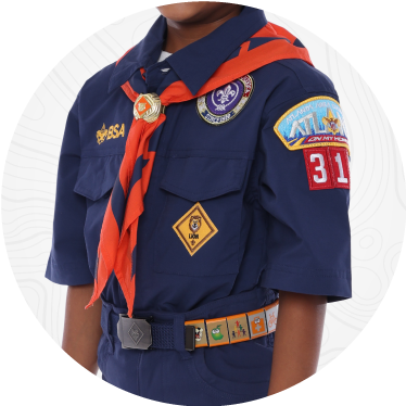 Official Tiger Cub Scout uniform example